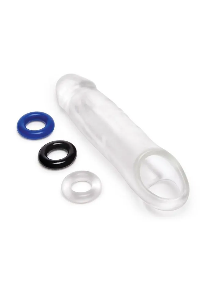 Size Up Male Sex Toys Size Up Classic Clear View Penis Extender with Ball Loop