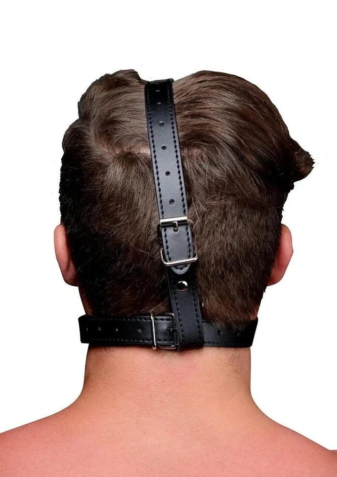 STRICT Male Sex Toys Strict Head Harness with Ball Gag
