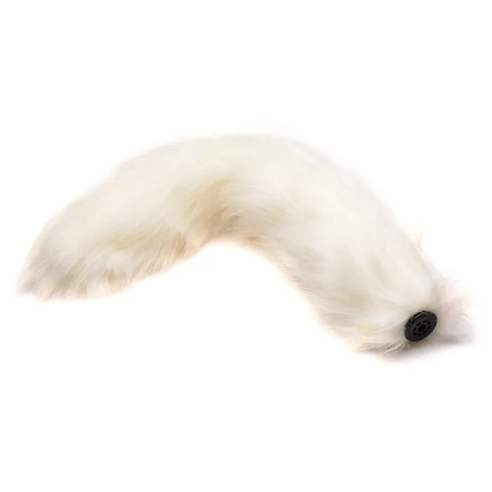 Tailz Tailz SnapOn Interchangeable White Fox Tail White Female Sex Toys Tailz Tailz SnapOn Interchangeable White Fox Tail White Female Sex Toys
