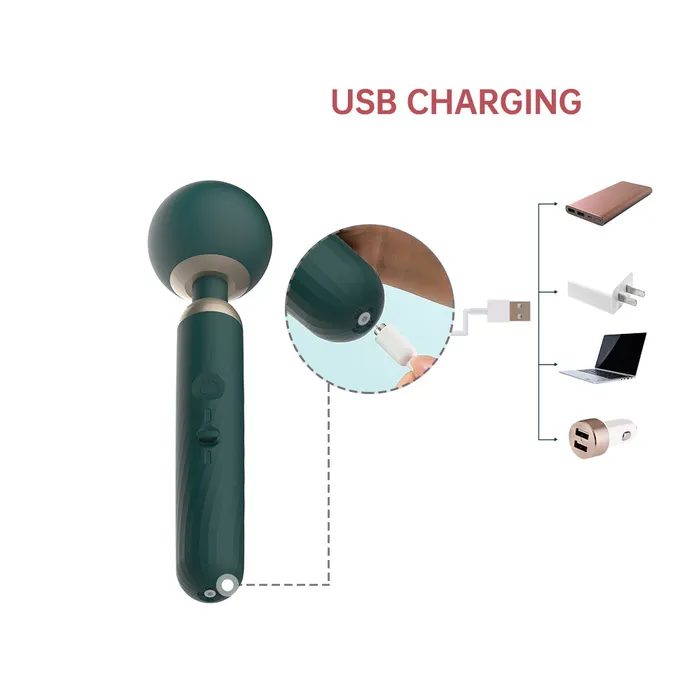 The Bad Peach Store Vibrators Zenith APP Controlled Wand Vibrator