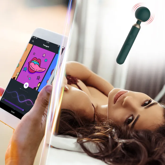 The Bad Peach Store Vibrators Zenith APP Controlled Wand Vibrator
