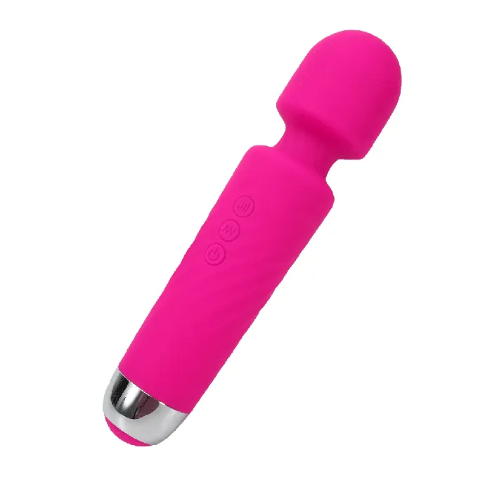 The Bad Peach Vibrators Pink Silicon Massage Wand