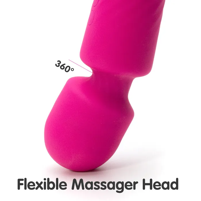 The Bad Peach Vibrators Pink Silicon Massage Wand