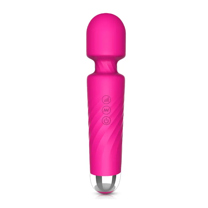 The Bad Peach Vibrators Pink Silicon Massage Wand