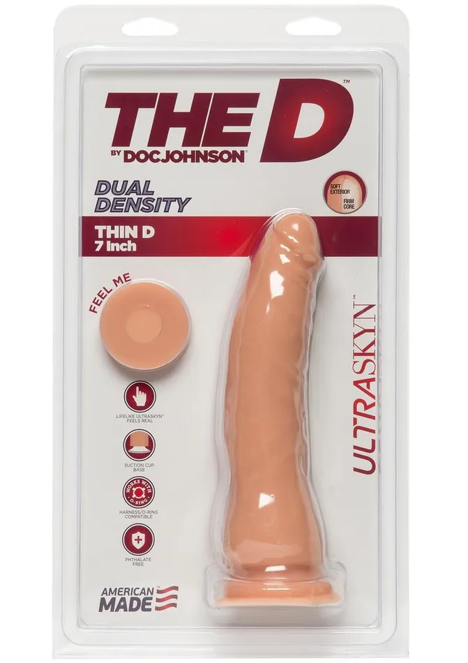The D Dildos The D Thin D Ultraskyn Dildo