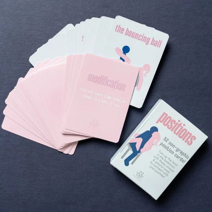 Vibrators Mentionables Positions Card Deck