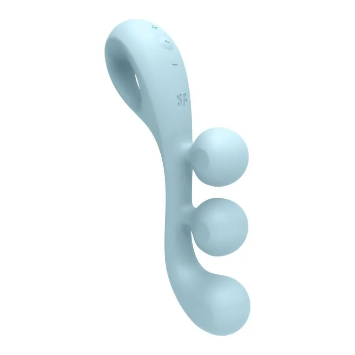 Vibrators Satisfyer Satisfyer Tri Ball 2 Multi Vibrator Light Blue