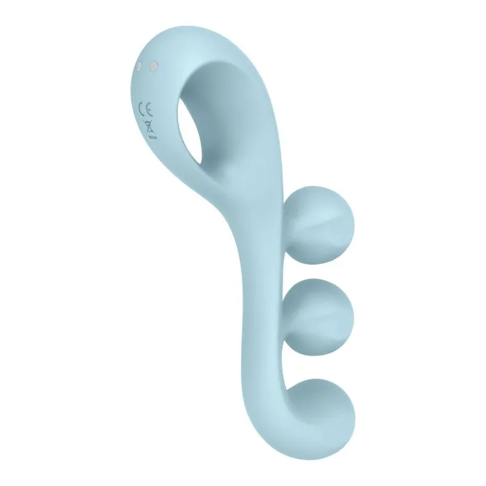 Vibrators Satisfyer Satisfyer Tri Ball 2 Multi Vibrator Light Blue