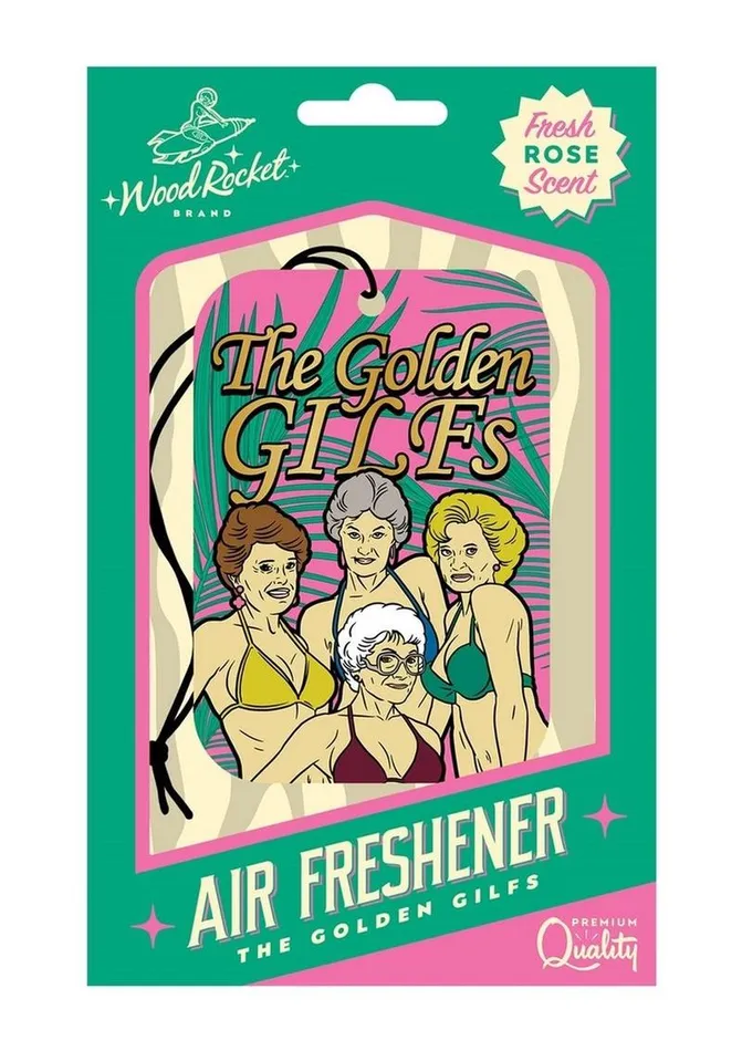 Vibrators WoodRocket Golden Gilfs Air Freshener