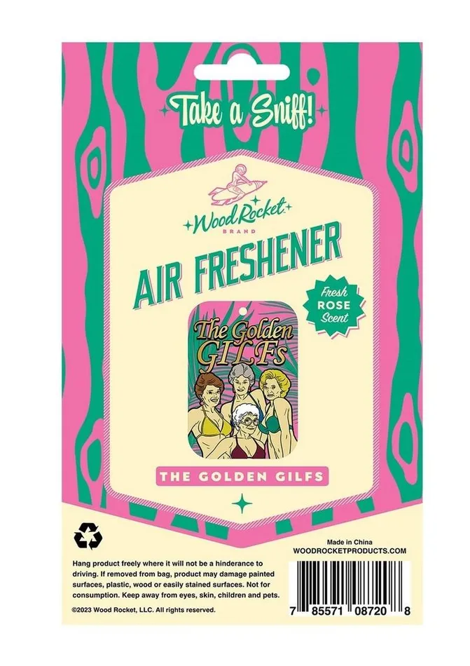 Vibrators WoodRocket Golden Gilfs Air Freshener