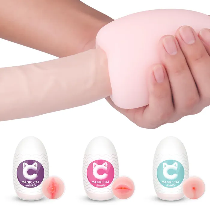 6 Styles Egg Pocket Pussy ADLTOYFUN Male Sex Toys