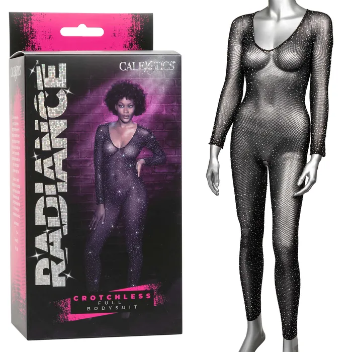 Anal CalExotics Radiance Crotchless Full Body Suit One Size Black Anal CalExotics Radiance Crotchless Full Body Suit One Size Black