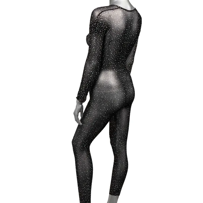 Anal CalExotics Radiance Crotchless Full Body Suit One Size Black Anal CalExotics Radiance Crotchless Full Body Suit One Size Black