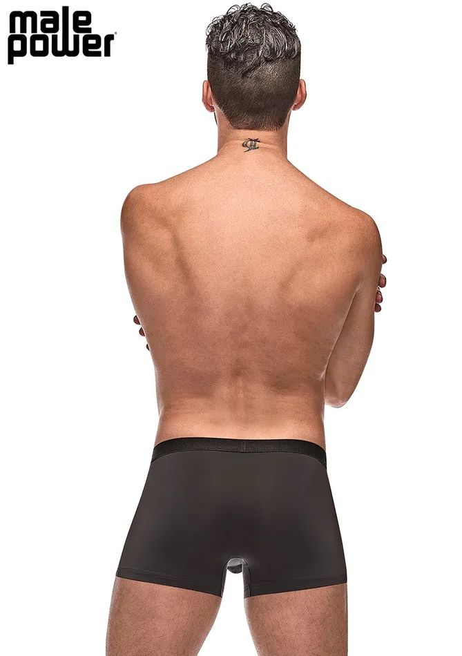 Anal Male Power Private Screening Pot Leaf Pouch Short Black Small