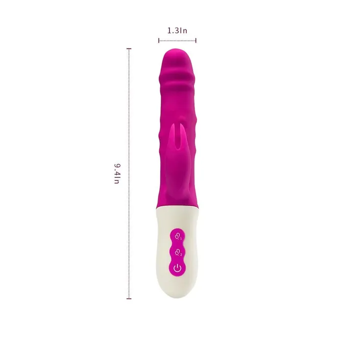 Beads Swinging Vibrating Clit Pussy Bunny Massager ADLTOYFUN Female Sex Toys