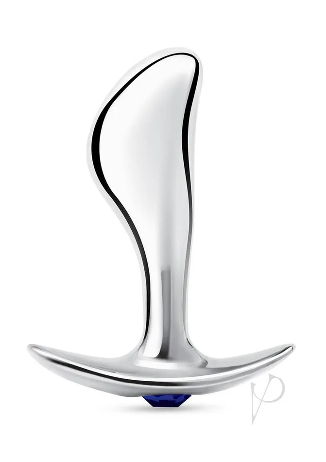 Blue Line CandB Gear Anal Blue Line Bling Prostate Massager Plug 25in Stainless Blue Line CandB Gear Anal Blue Line Bling Prostate Massager Plug 25in Stainless