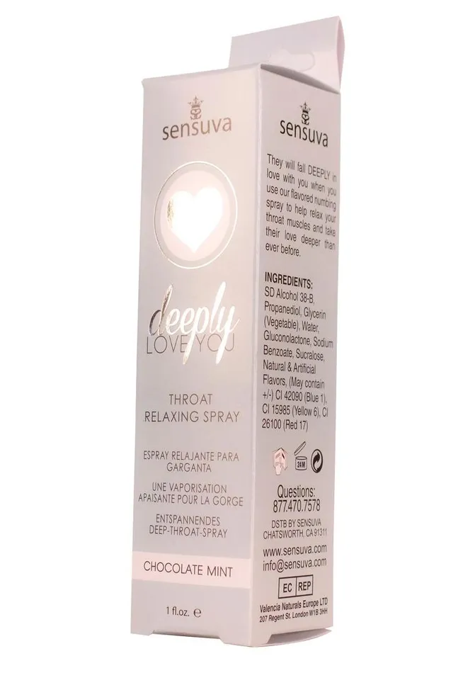 Deeply Love You Throat Relaxing Spray Chocolate Mint 1 Oz Spray Deeply Love You Vibrators Deeply Love You Throat Relaxing Spray Chocolate Mint 1 Oz Spray Deeply Love You Vibrators