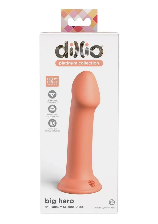 Dillio Platinum Big Hero Silicone Dildo Dillio Dildos