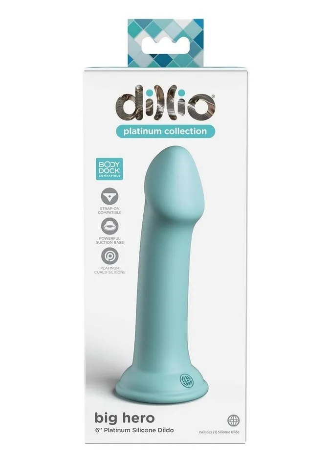 Dillio Platinum Big Hero Silicone Dildo Dillio Dildos