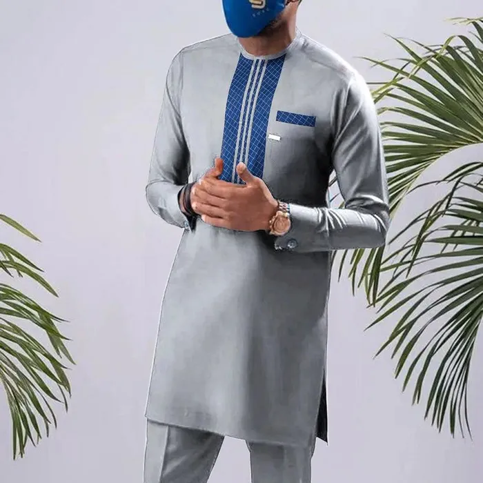 Female Sex Toys cj New African Ethnic Style Mens 2 Piece White Suit
