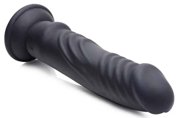 Female Sex Toys EStim and Vibrating Dildo With Remote Black XR Brands Zeus Electrosex Female Sex Toys EStim and Vibrating Dildo With Remote Black XR Brands Zeus Electrosex