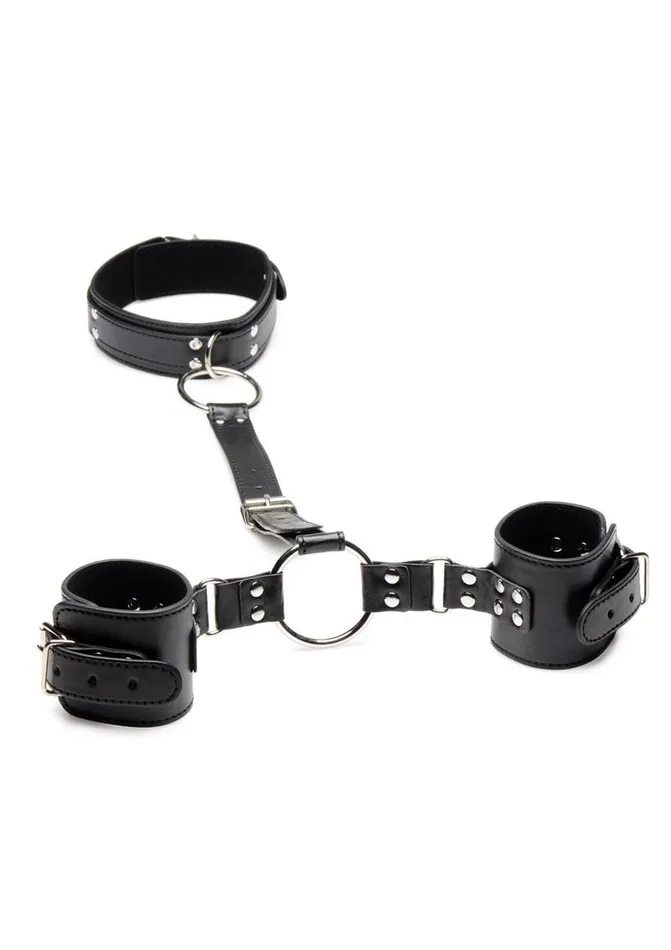 Handcuffs Restraints STRICT Strict Adjustable Neck to Wrist Restraints