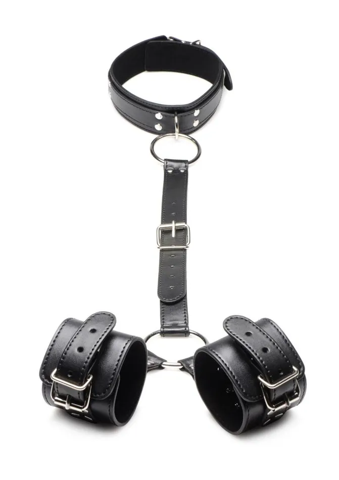 Handcuffs Restraints STRICT Strict Adjustable Neck to Wrist Restraints