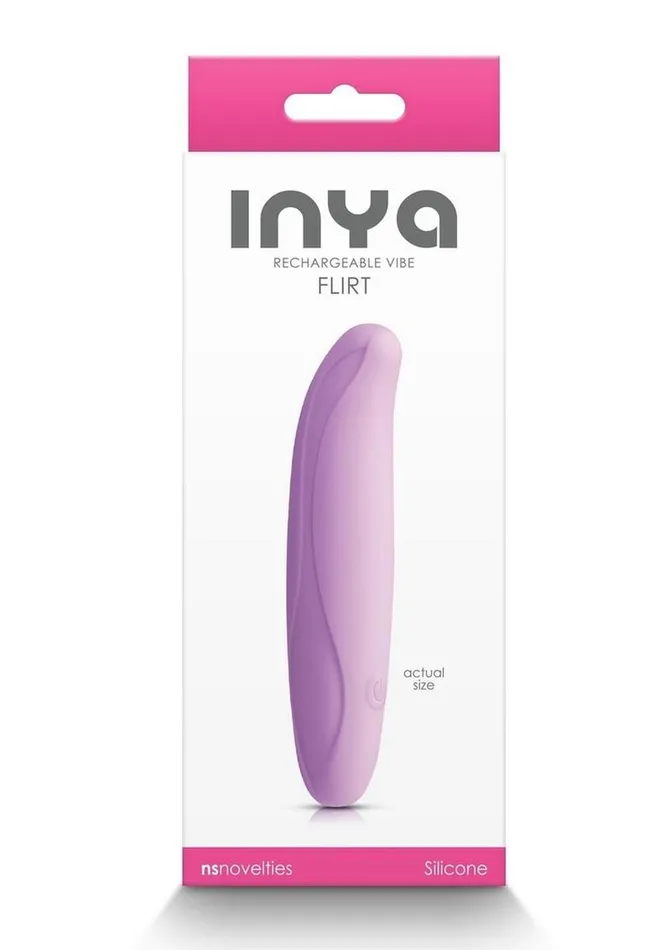 Inya Flirt Rechargeable Silicone Vibrator Inya Female Sex Toys