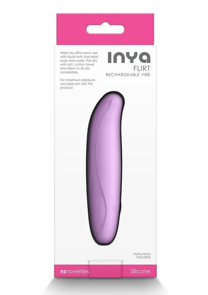 Inya Flirt Rechargeable Silicone Vibrator Inya Female Sex Toys