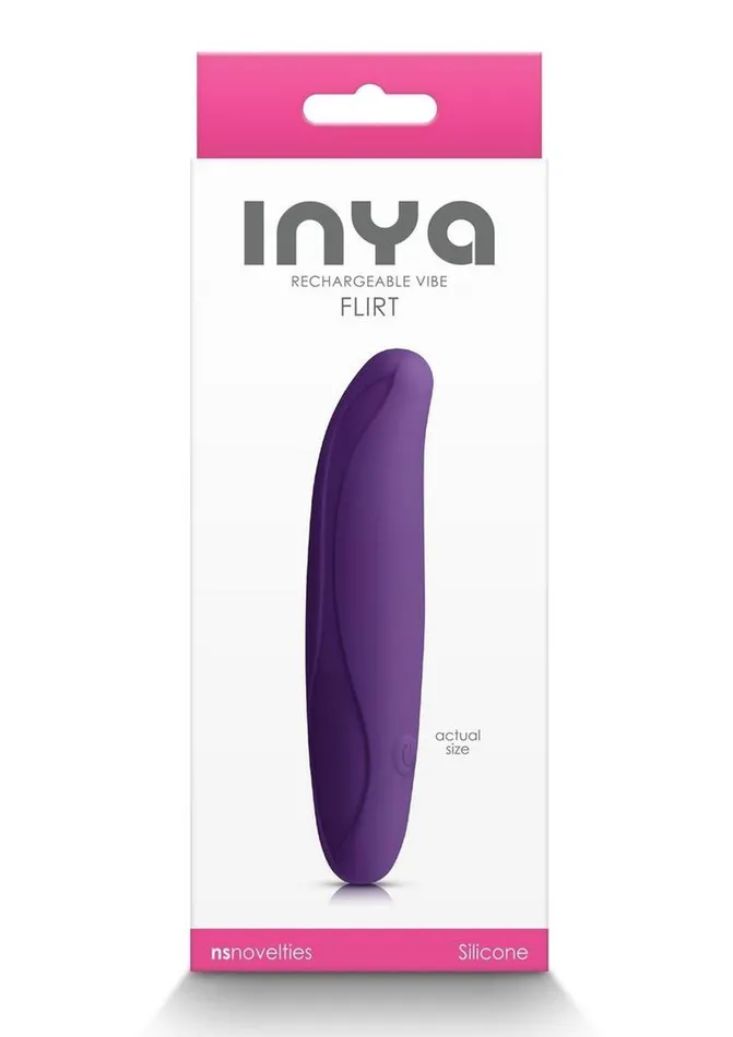 Inya Flirt Rechargeable Silicone Vibrator Inya Female Sex Toys