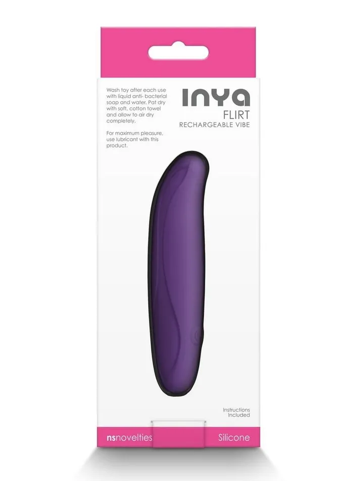 Inya Flirt Rechargeable Silicone Vibrator Inya Female Sex Toys