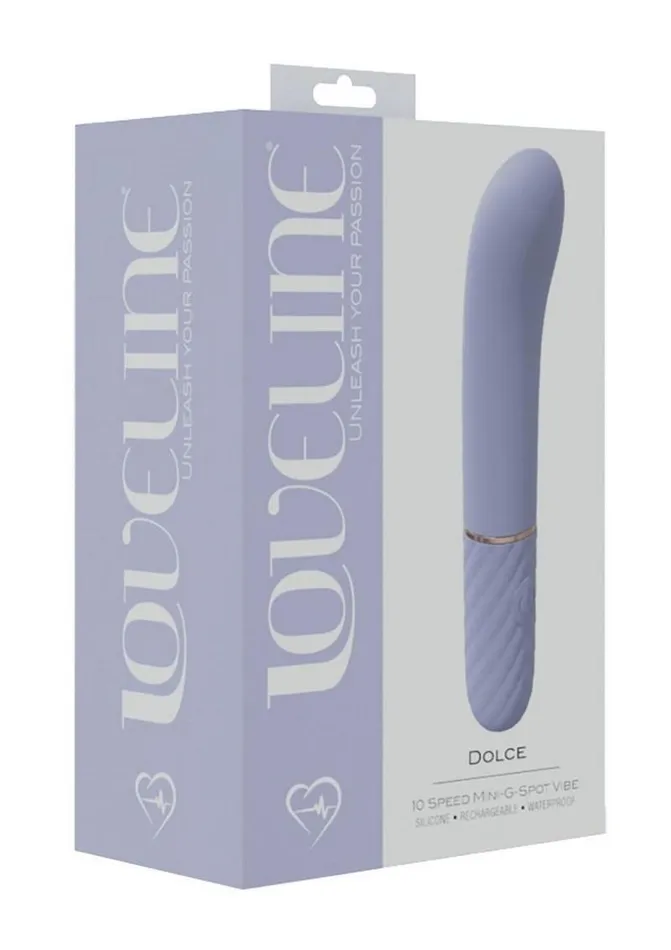 Loveline Dolce Silicone Rechargeable 10 Speed Mini GSpot Vibrator Loveline Female Sex Toys