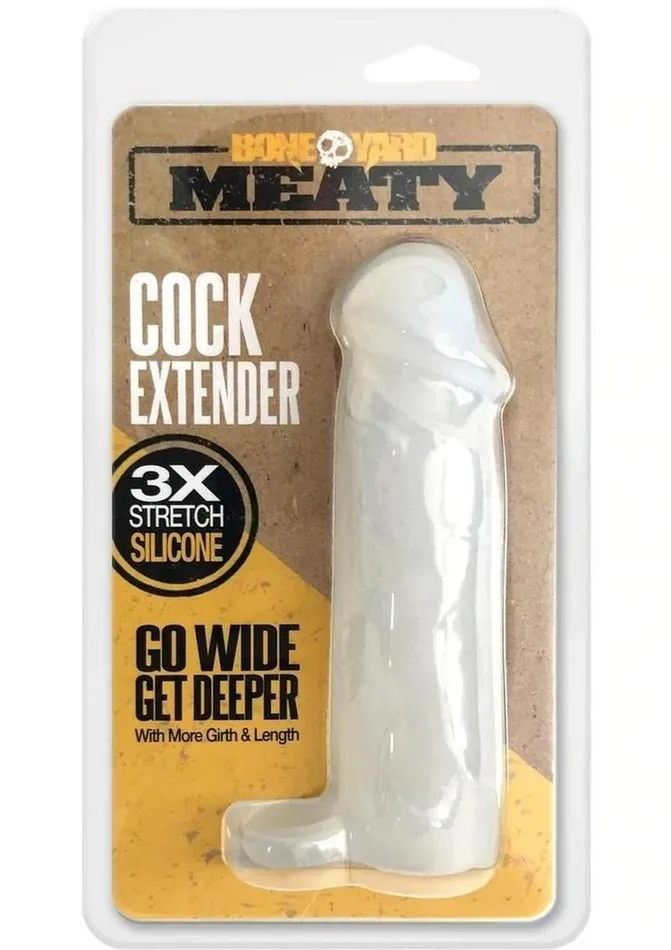 Male Sex Toys Boneyard Boneyard Meaty 3x Stretch Silicone Penis Extender