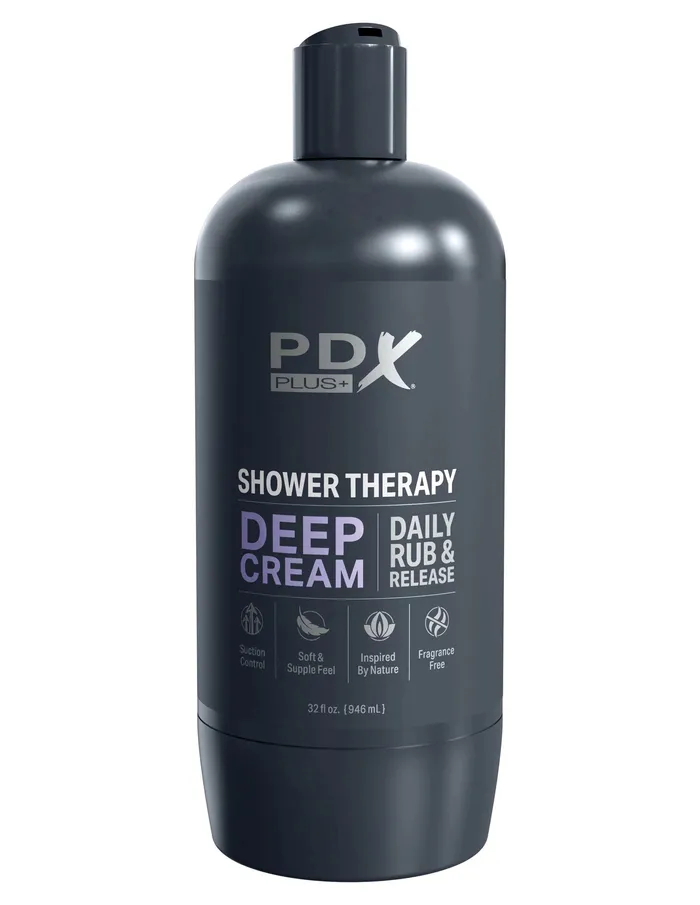 Male Sex Toys Pipedream Shower Therapy Deep Cream Frosted
