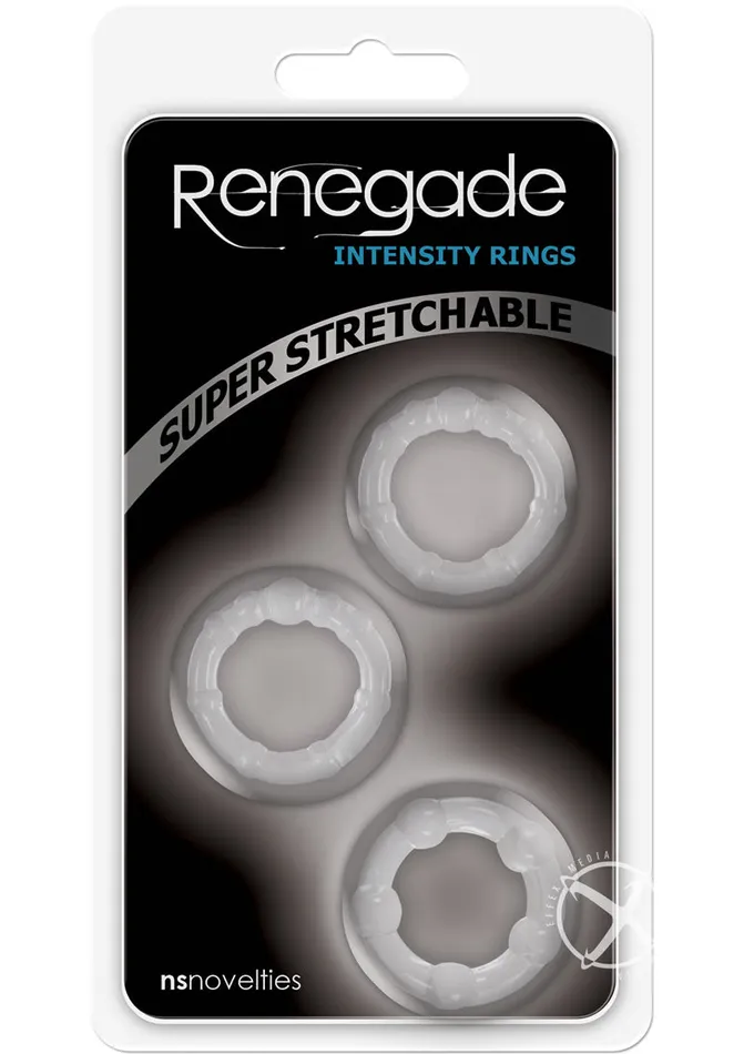 Male Sex Toys Renegade Renegade Super Stretchable Intensity Cock Rings