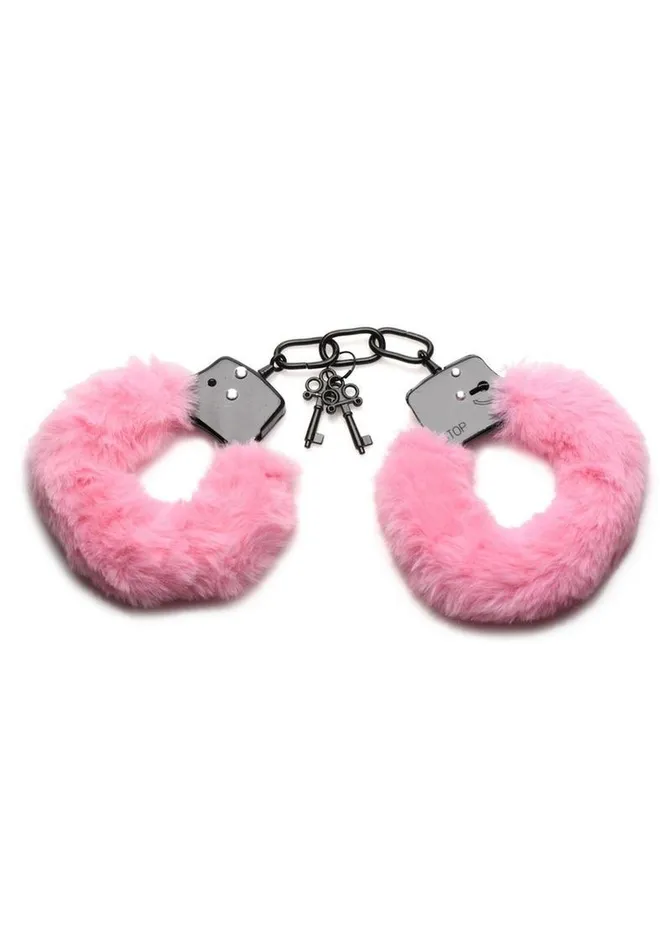 Master Series Cuffed In Fur Furry Handcuffs Master Series Male Sex Toys