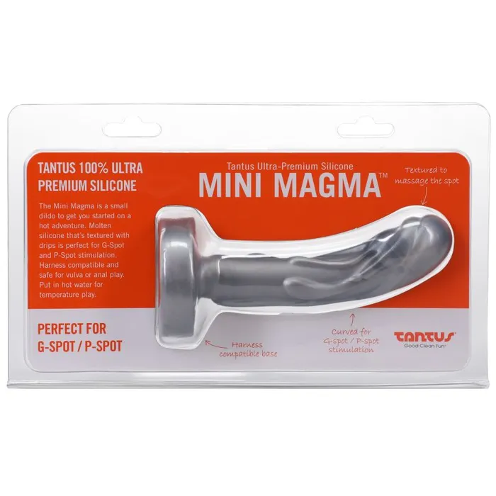 Mini Magma Dildo Silver Tantus Dildos
