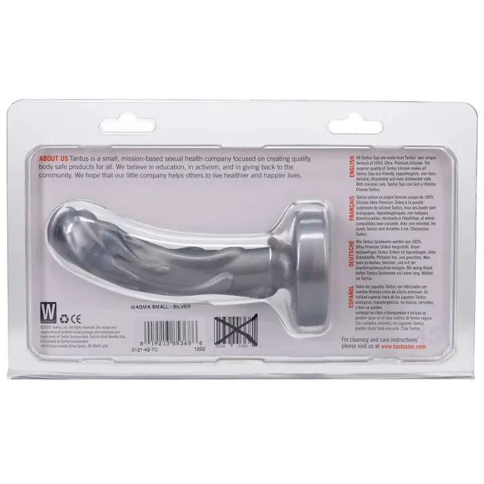 Mini Magma Dildo Silver Tantus Dildos