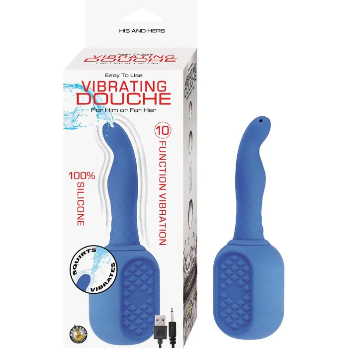 Nasstoys Anal Vibrating Douche Blue