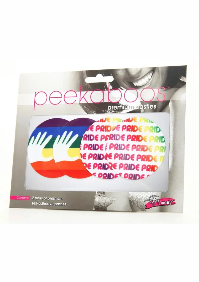 Peekaboo Pride Circles Pasties PEEKABOO Vibrators