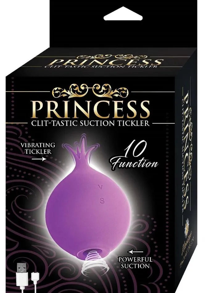 Princess Female Sex Toys Princess ClitTastic Rechargeable Silicone Suction Tickler