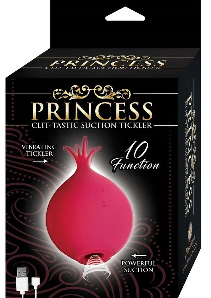 Princess Female Sex Toys Princess ClitTastic Rechargeable Silicone Suction Tickler