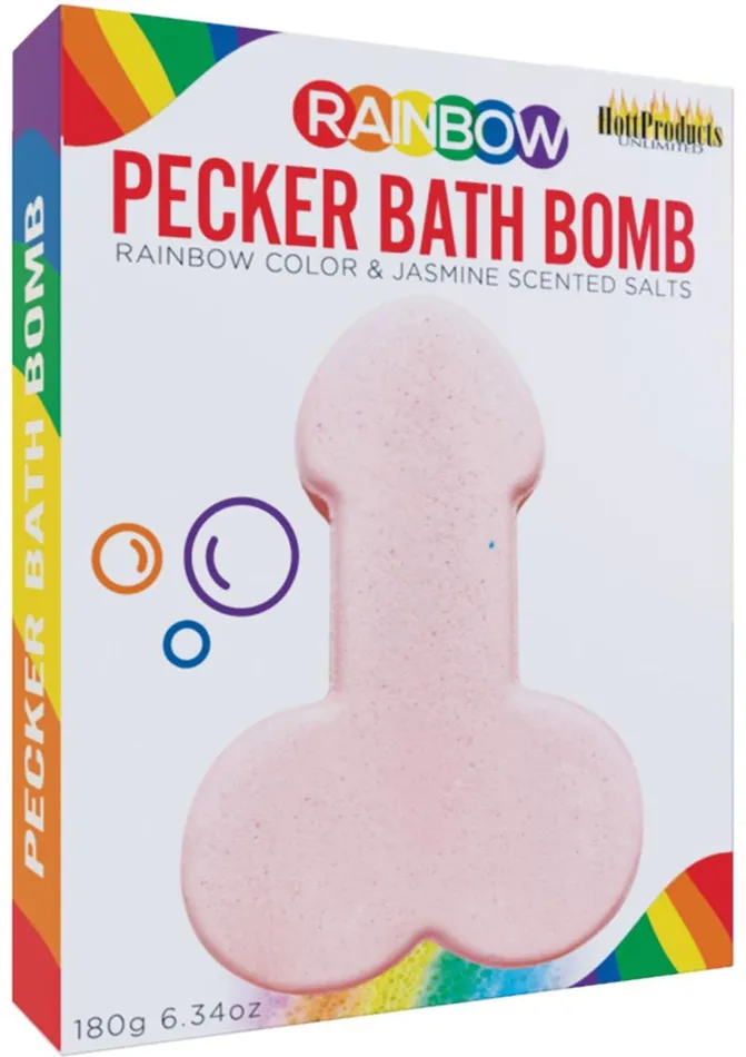 Rainbow Anal Rainbow Pecker Bath Bomb