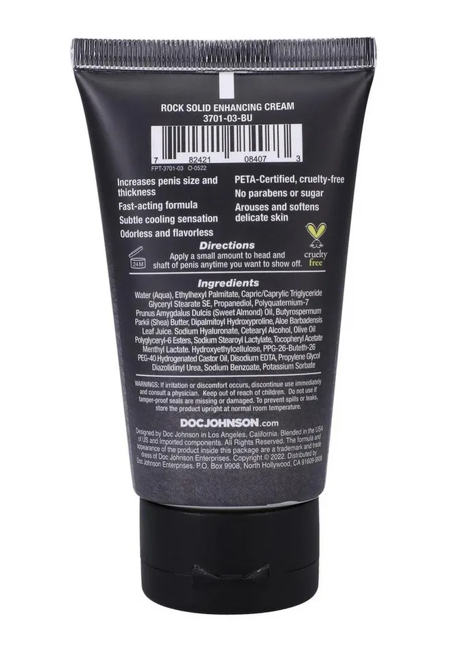Rock Solid Vibrators Rock Solid Enhancing Cream