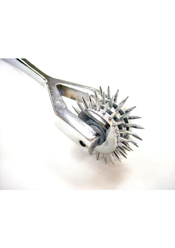 Rouge Triple Stainless Steel Pinwheel Rouge Dildos