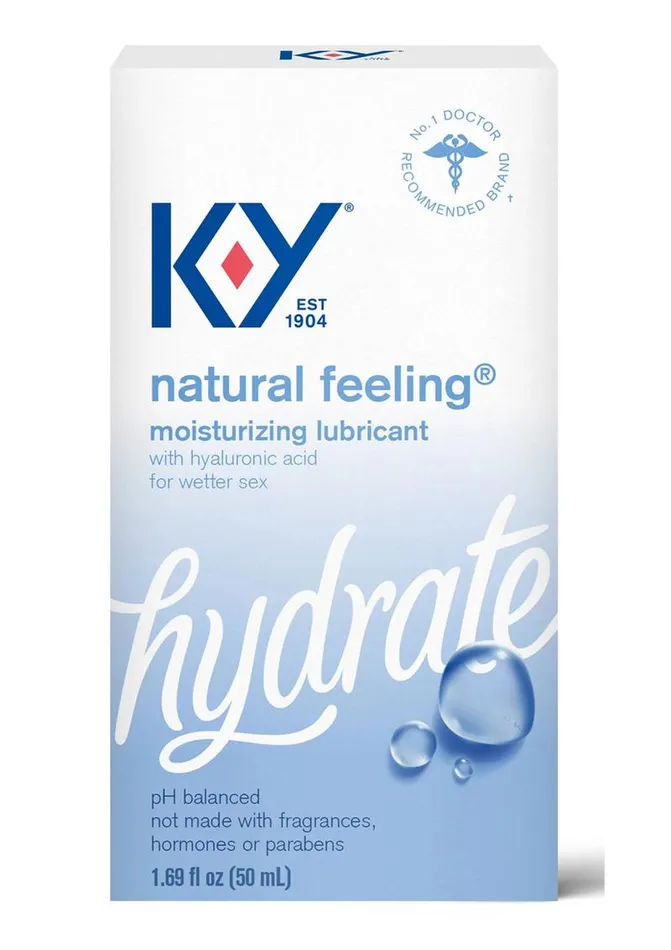 Sexual Health Wellbeing KY KY Hydrate Natural Feeling Moisturizing Lubricant with Hyaluronic Acid Sexual Health Wellbeing KY KY Hydrate Natural Feeling Moisturizing Lubricant with Hyaluronic Acid