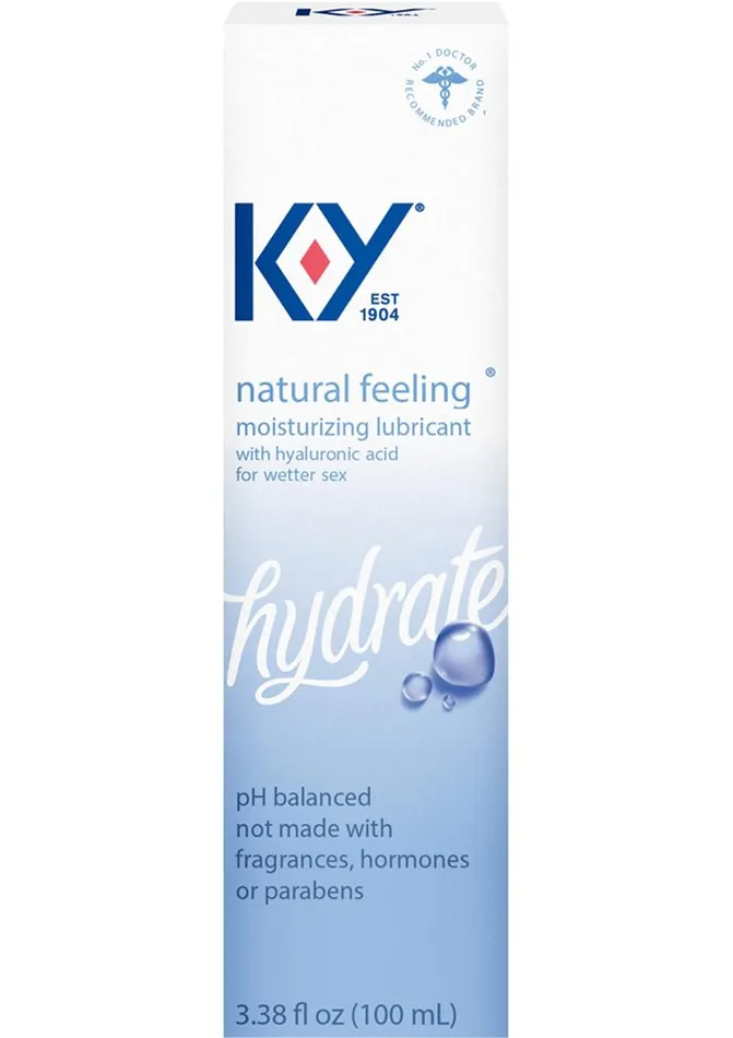 Sexual Health Wellbeing KY KY Hydrate Natural Feeling Moisturizing Lubricant with Hyaluronic Acid Sexual Health Wellbeing KY KY Hydrate Natural Feeling Moisturizing Lubricant with Hyaluronic Acid