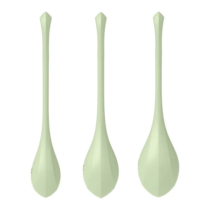 The Toolshed AU Satisfyer Yoni Power Balls 2 Green 3 Pc Set Anal