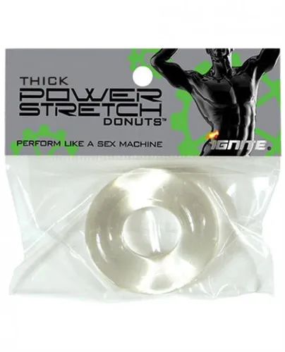Thick Power Stretch Donuts Clear SI Novelties Anal