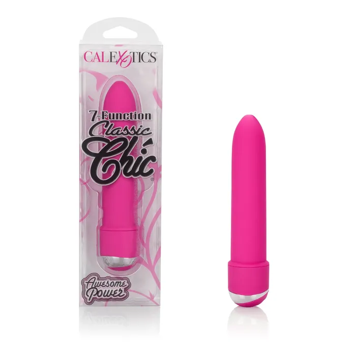 Vibrators CalExotics 7 Function Classic Chic 4 Inches Vibe Pink